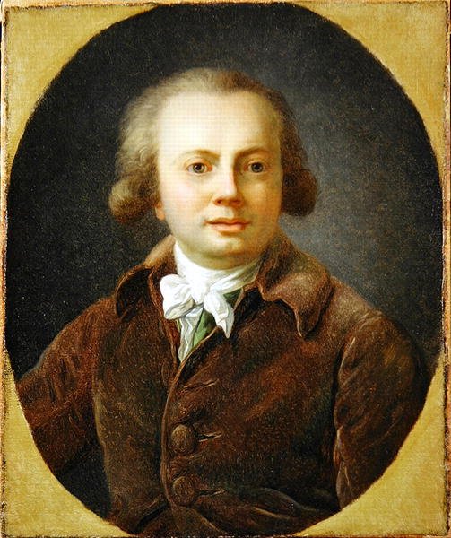 Bir Genç Adamın Portresi (tuval üzerine yağlı boya) by Henri Pierre Danloux