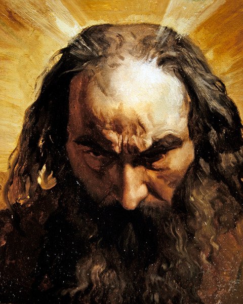 Bir aziz by Henri Lehmann