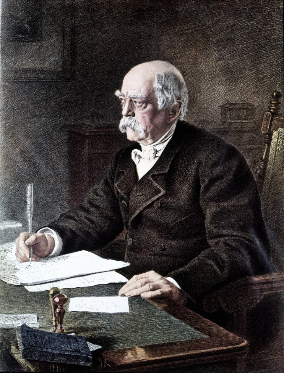 Otto, Prens von Bismarck (1815 - 1898), All Saints tablosuna göre Alman devlet adamı by Henri (after) Toussaint