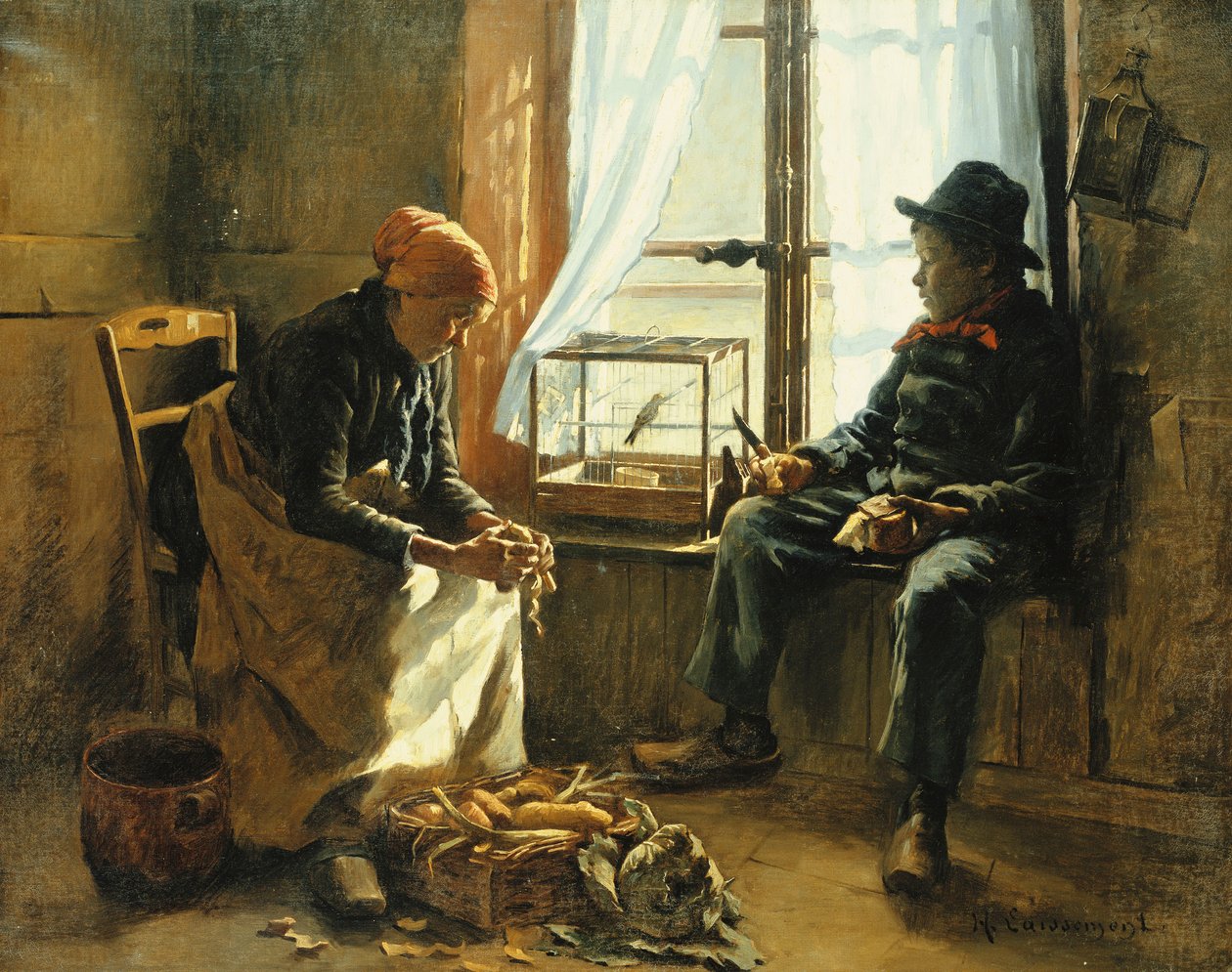 Kış Güneşi; Kış Güneşi, by Henri Adolphe Laissement
