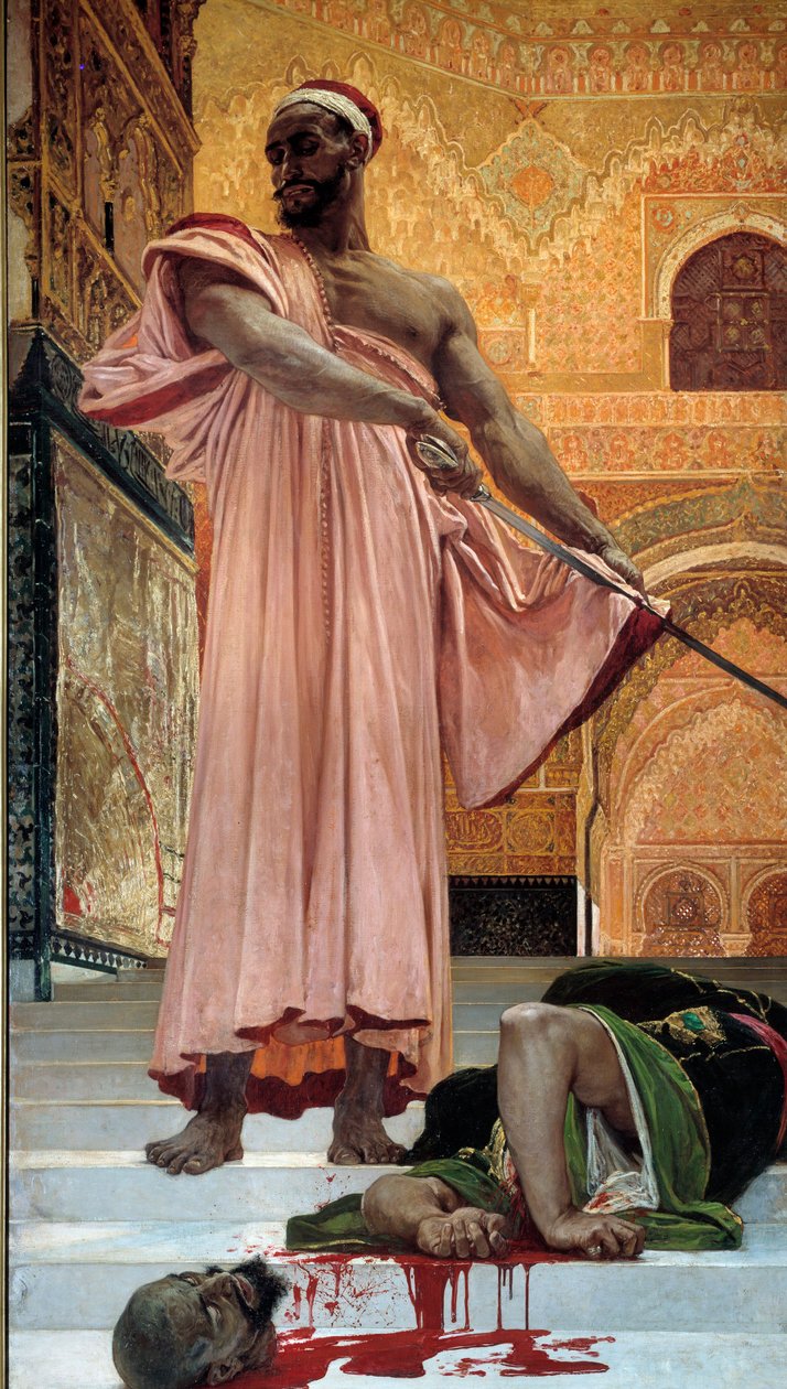 Mağribi kralları altında yargısız infaz Cellat, suçlunun kafasını keser. Henri Regnault (1843-1871) 1870 Güneş tarafından yapılan resim. 3,02x1,46 m Paris, Orsay Müzesi by Henri Alexandre Georges Regnault