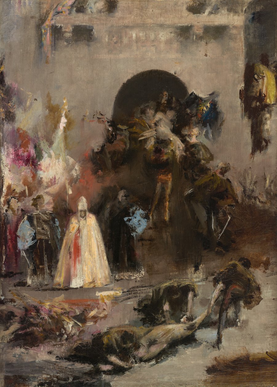 İspanyol Engizisyonundan bir sahne, c.1868-70 by Henri Alexandre Georges Regnault