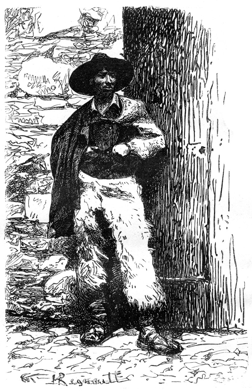 İtalyan kırsalının çobanı, 19. yüzyıl by Henri Alexandre Georges Regnault