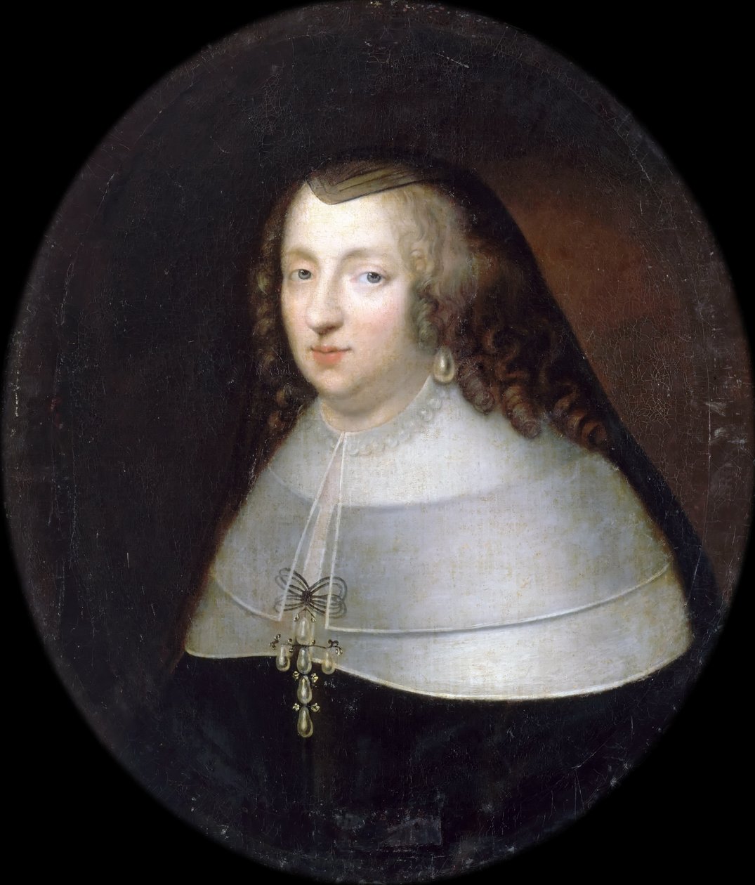 Avusturyalı Anne Portresi 1601-1666 by Henri Beaubrun