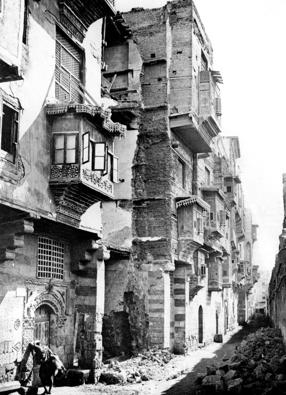 Sokak, Nubia, Mısır, 1887 by Georges Henri Bechard