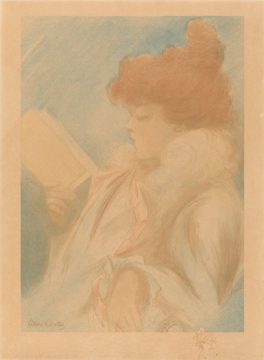 okuyan kadın by Henri Boutet
