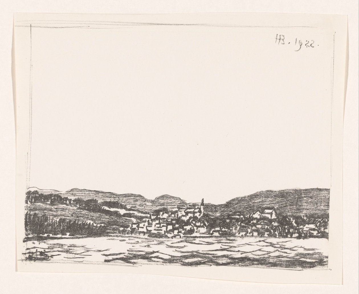 Starnberger See'de yerleştirin by Henri Braakensiek
