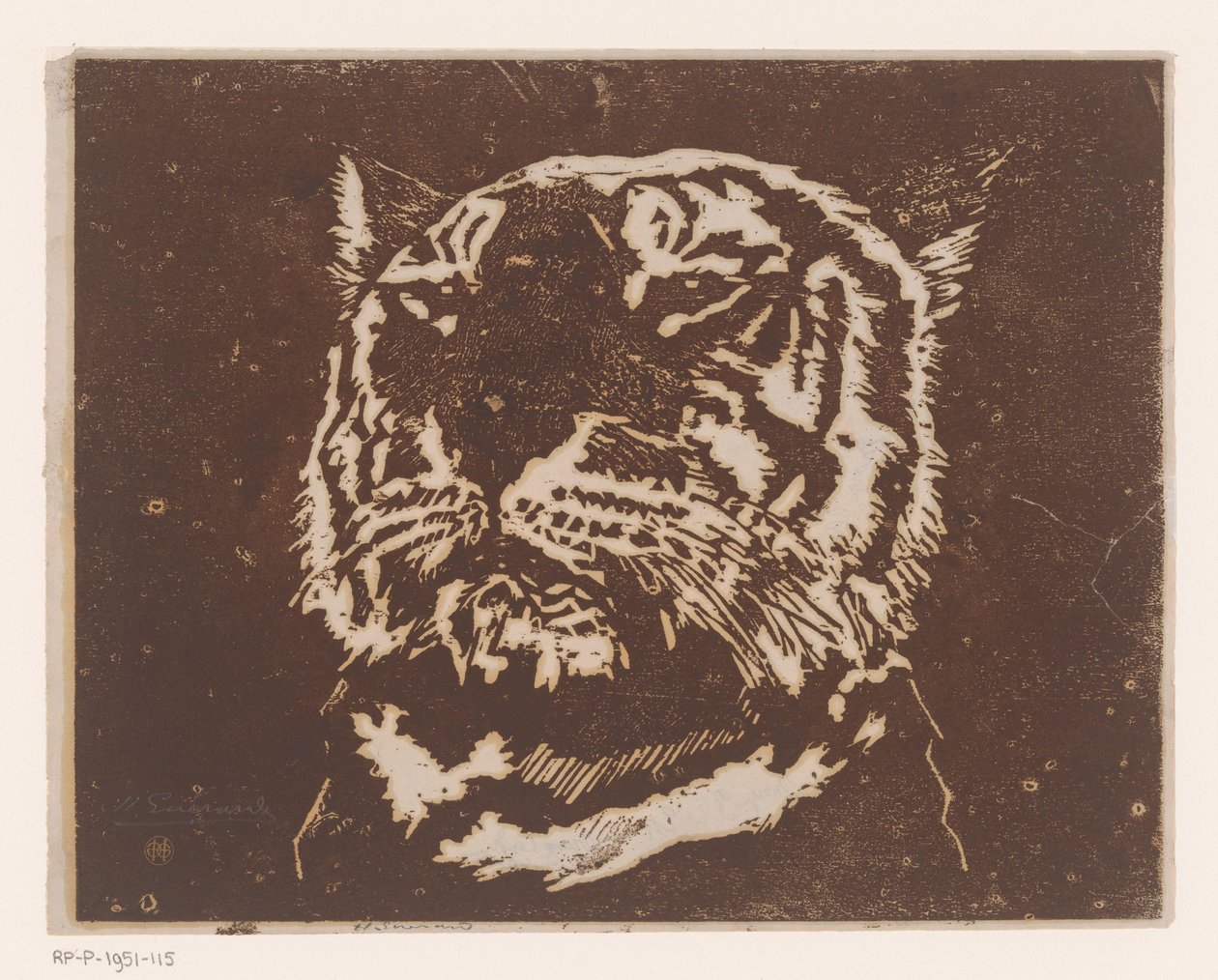 Kaplan by Henri Charles Guérard (signed by artist)