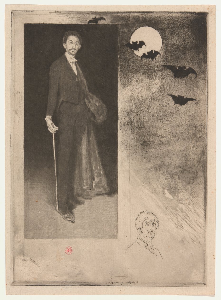 Kont Robert de Montesquiou-Fezensac by Henri Charles Guérard
