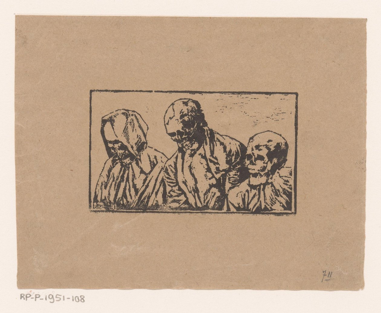 üç ölü by Henri Charles Guérard
