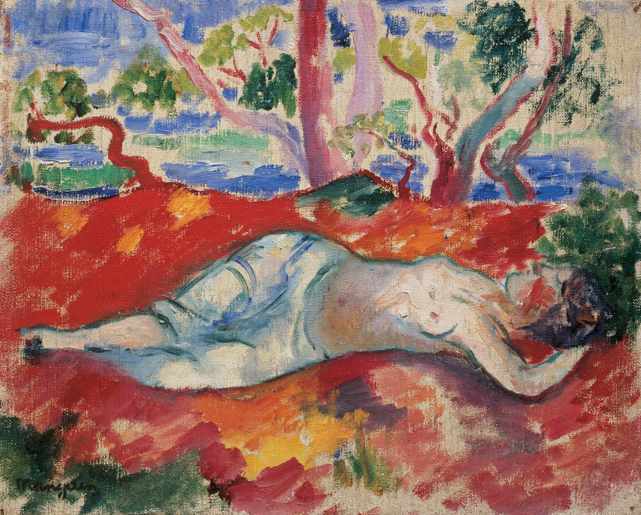 Uyuyan Bir Kadın, 1906 by Henri Charles Manguin