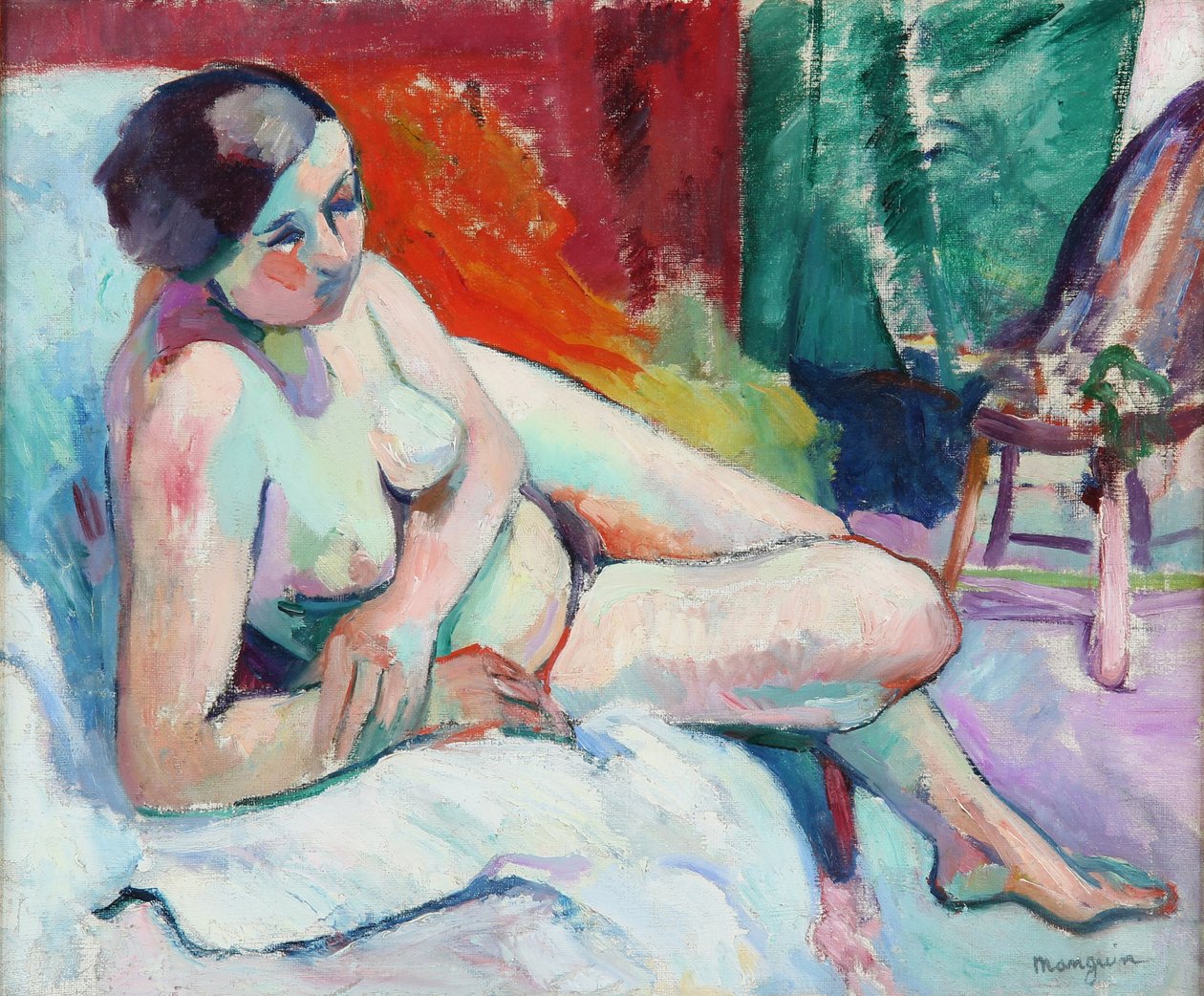 Stüdyodaki Çingene, 1906. by Henri Charles Manguin