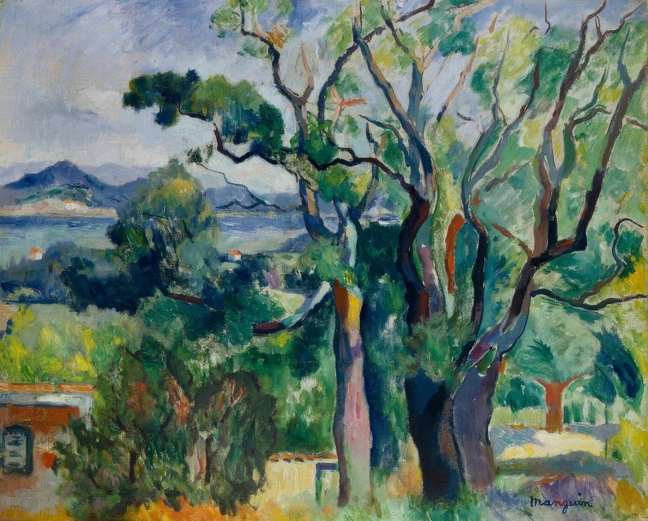 Saint-Tropez Körfezi by Henri Charles Manguin