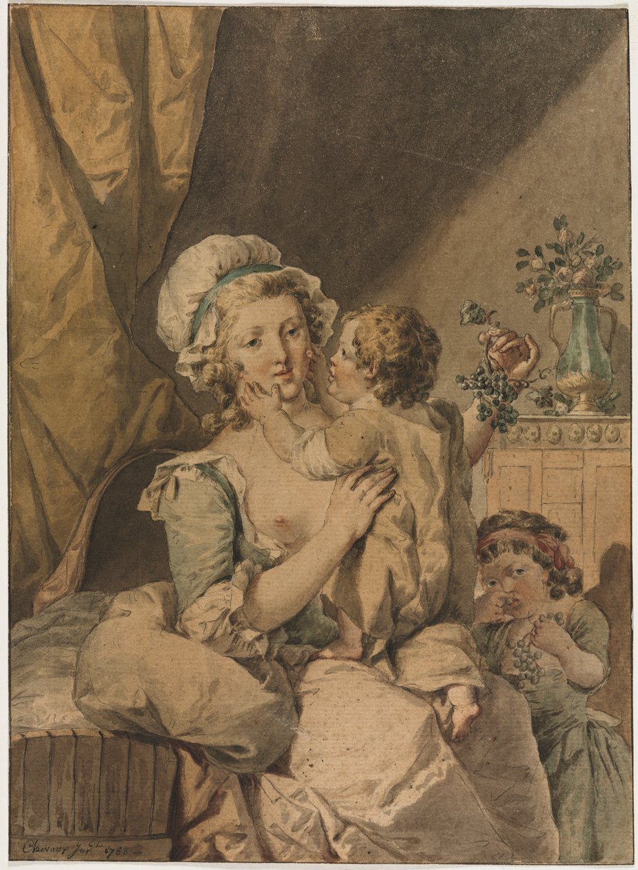 iki çocuklu anne by Henri Chevaux