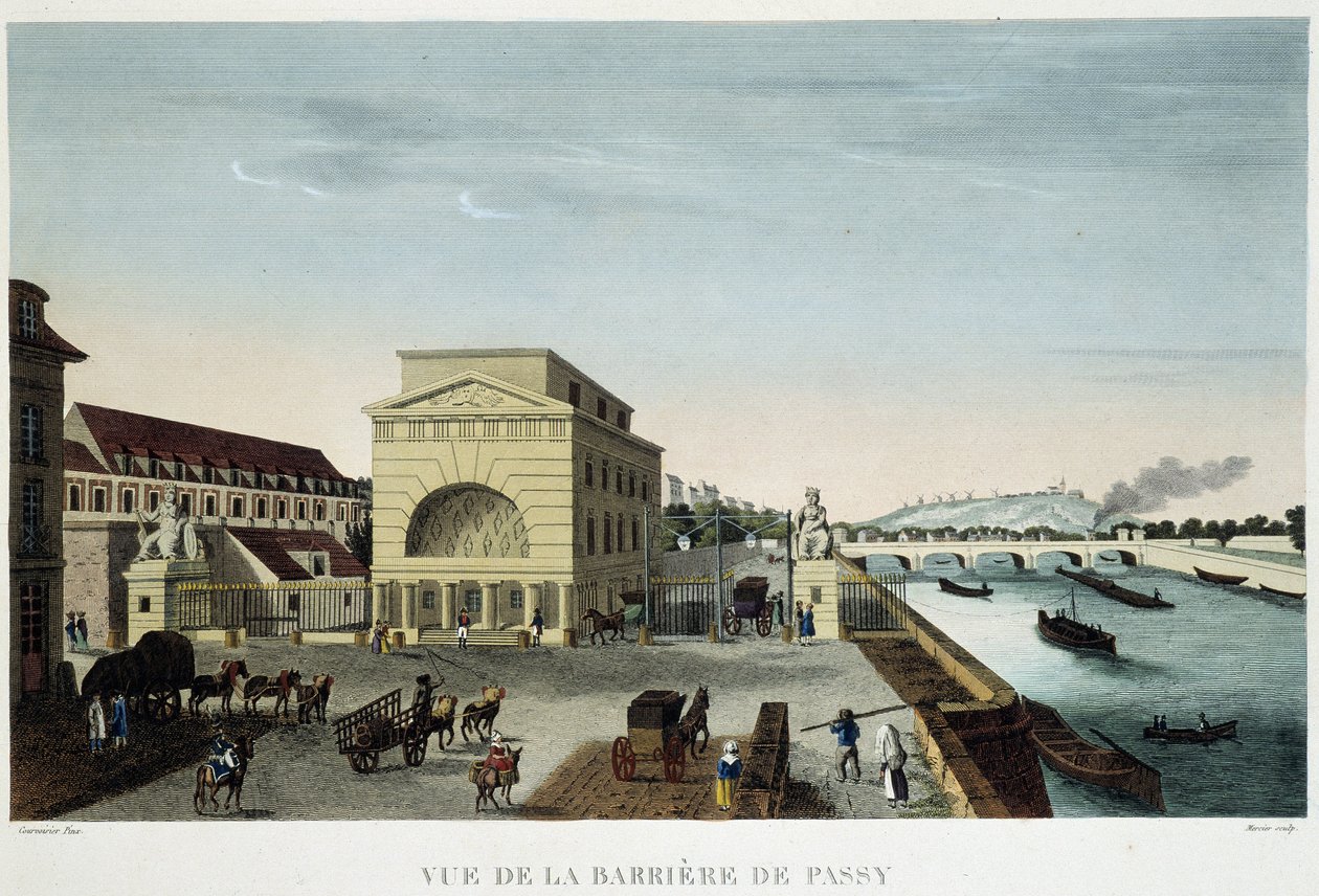 Barrière de Passy - Courvoisier tarafından “” 1810