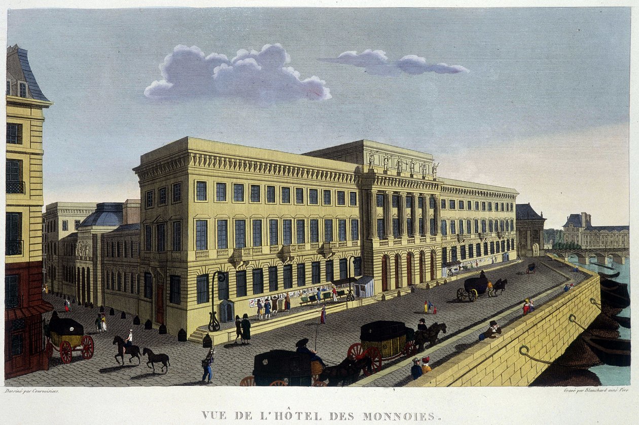 Hôtel des Monnins, 1820 civarında, Courvoisier 1827