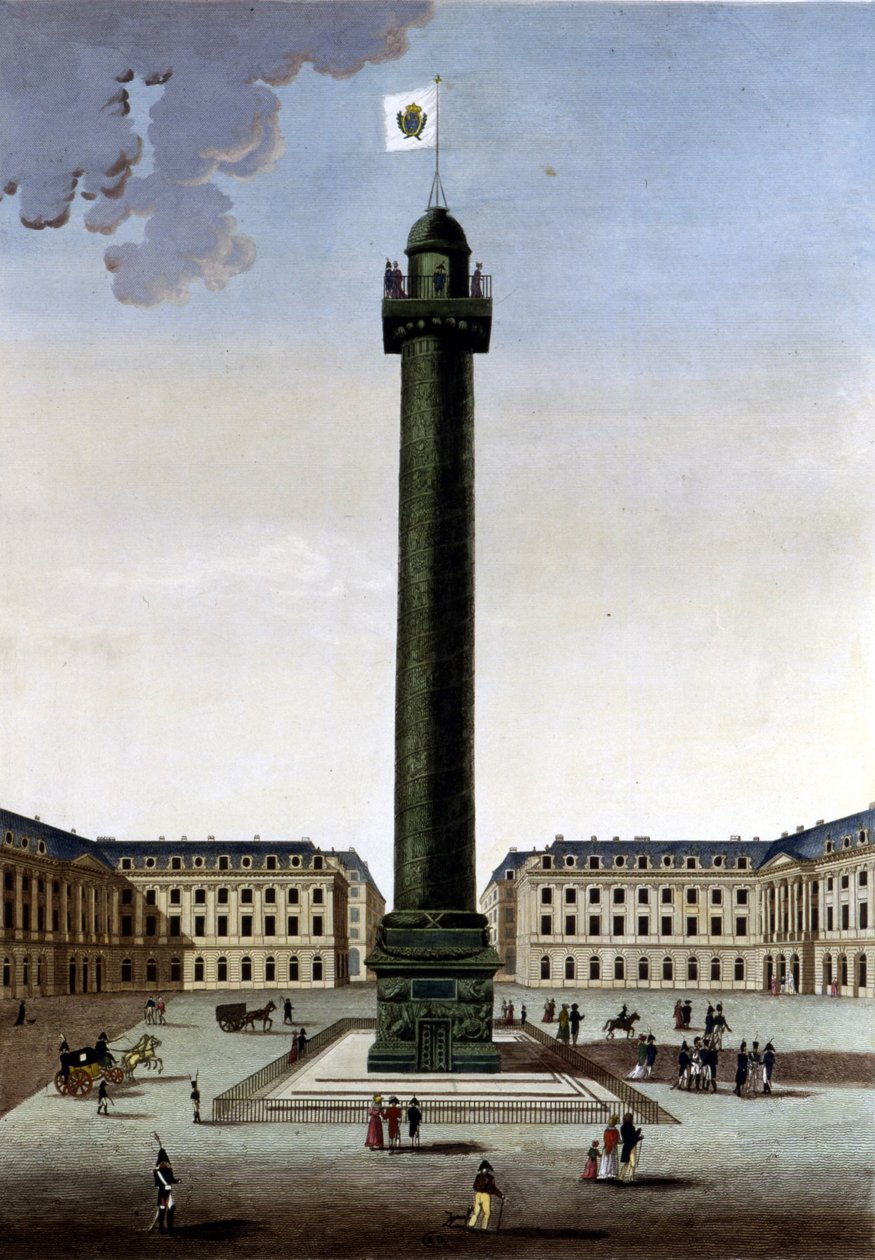 Place Vendôme - Courvoisier tarafından “” Views of Paris”te by Henri Courvoisier Voisin