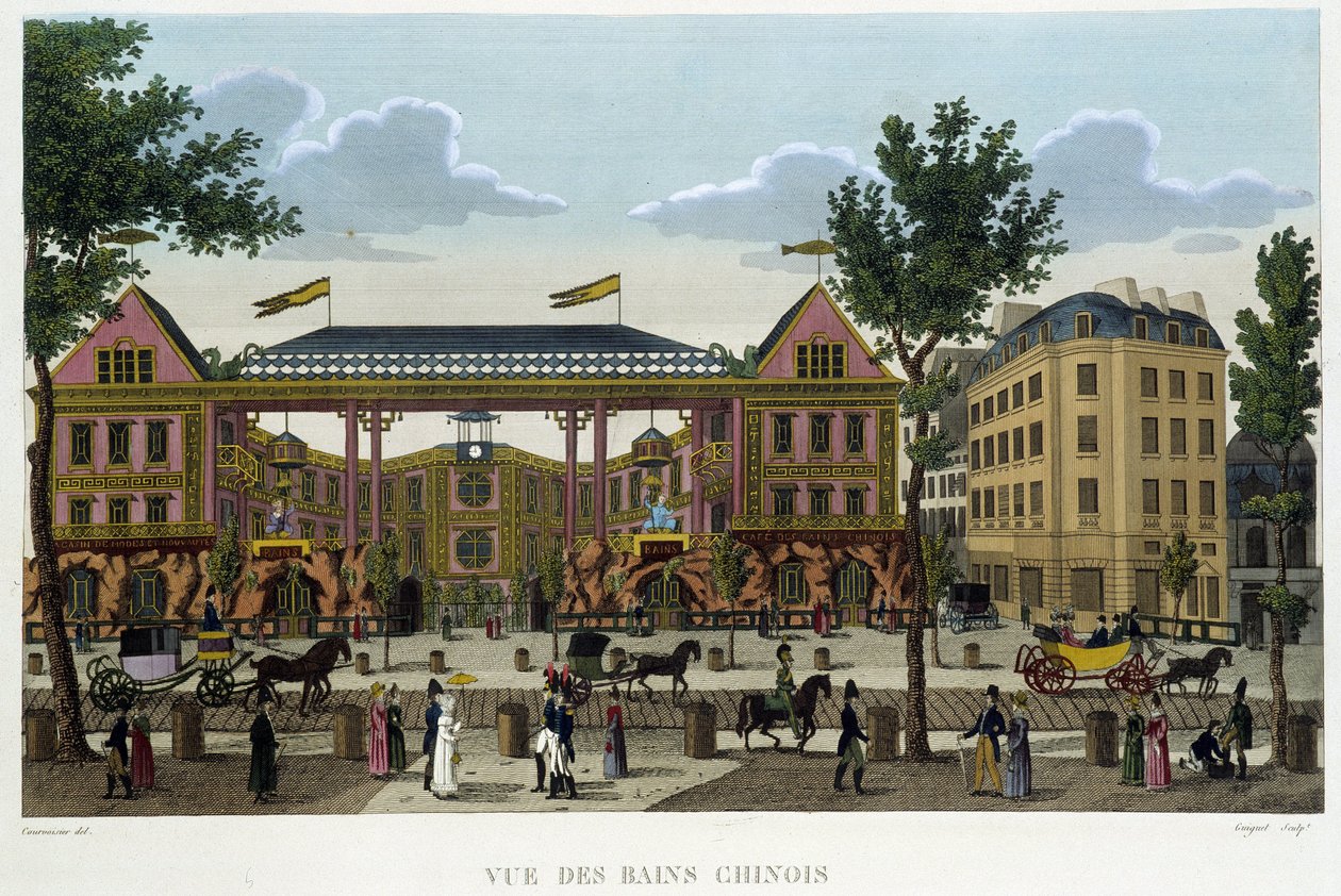 Çin Hamamları, 1820 dolaylarında Courvoisier 1827