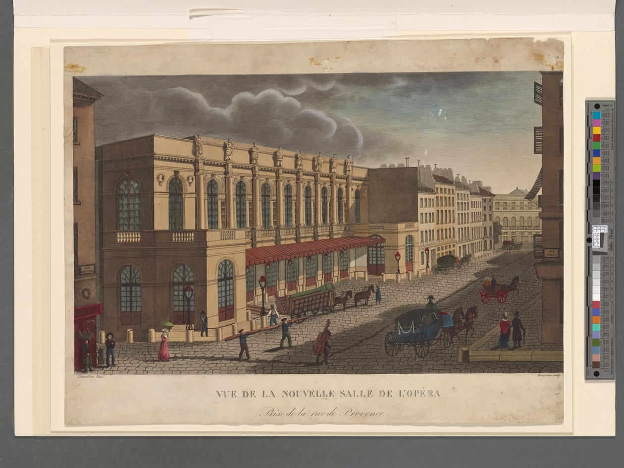 Rousseau tarafından oyulmuş, rue de Provence