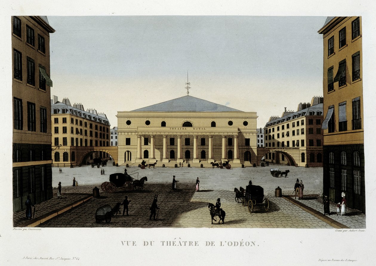 Odeon tiyatrosunun görünümü - Courvoisier