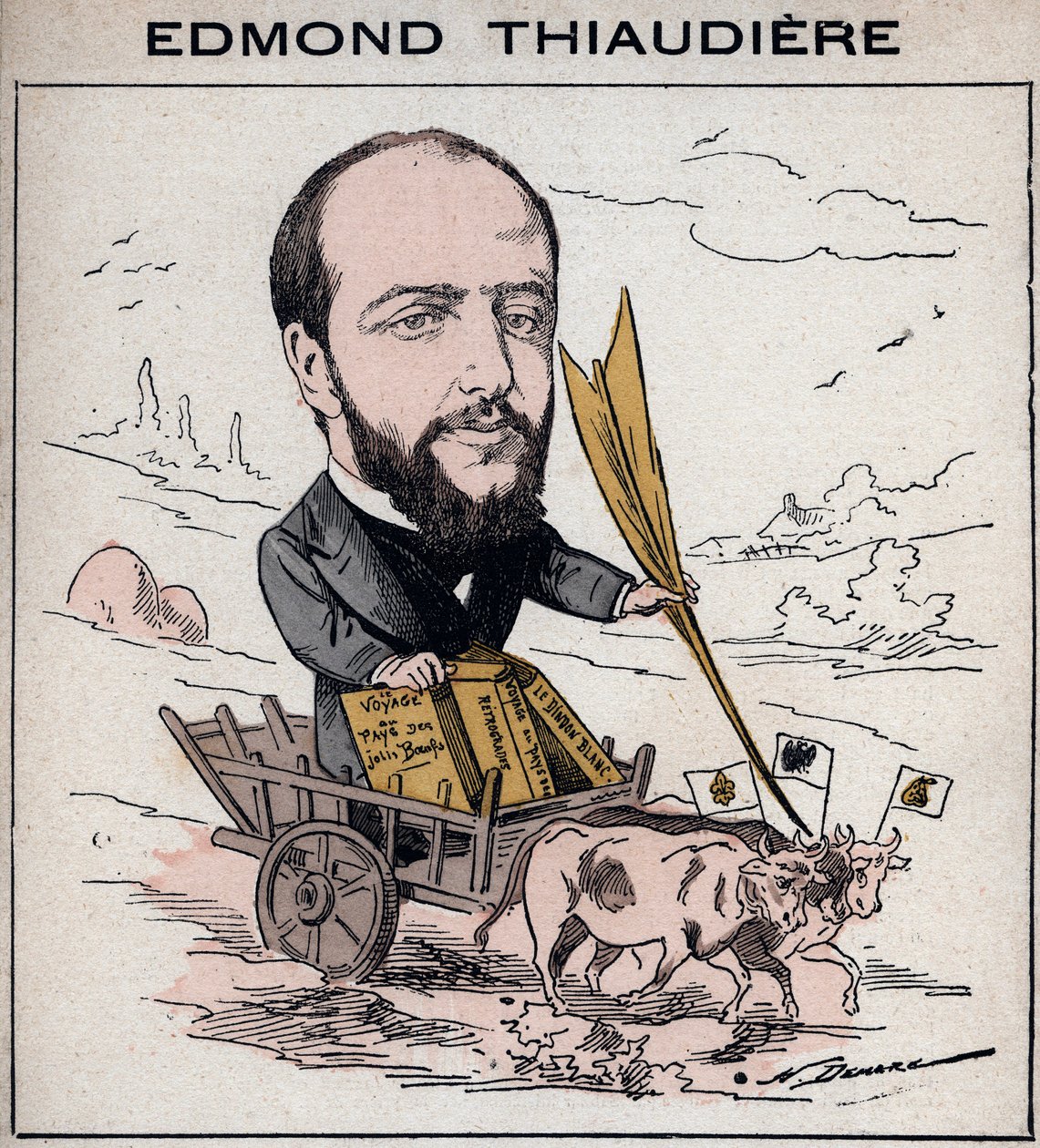 Edmond Antoine Delphin Thiaudiere by Henri Demare