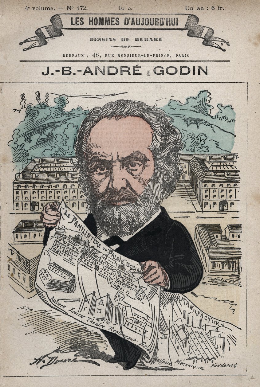 Familistere de Guise - Guise Ailesi ve kurucusu Jean-Baptiste (Jean Baptiste) Andre Godin (1817-88), 