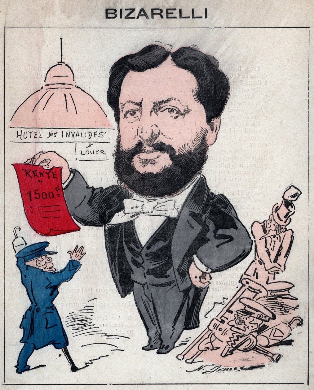Louis Bizarelli Fransız politikacı (1836-1902) - Henri Demare