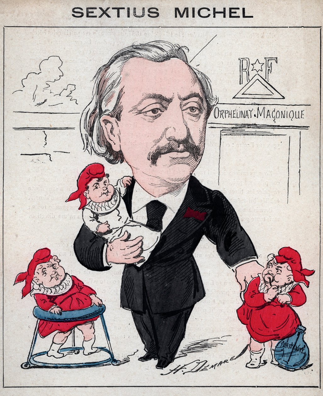 Sextius Michel (1827 - 1906) politikacı ve Henri Demare