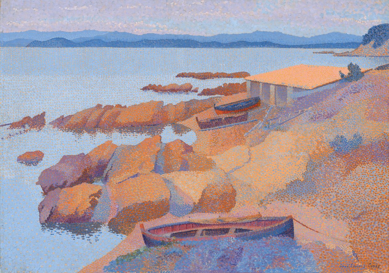 Calanque des Antibois, 18911892. by Henri Edmond Cross