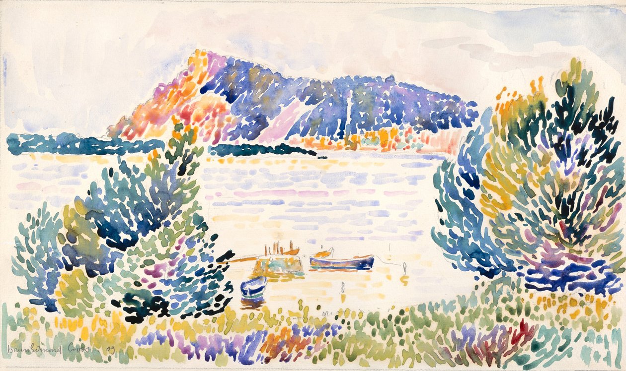 Siyah Şapka, 1909. by Henri Edmond Cross