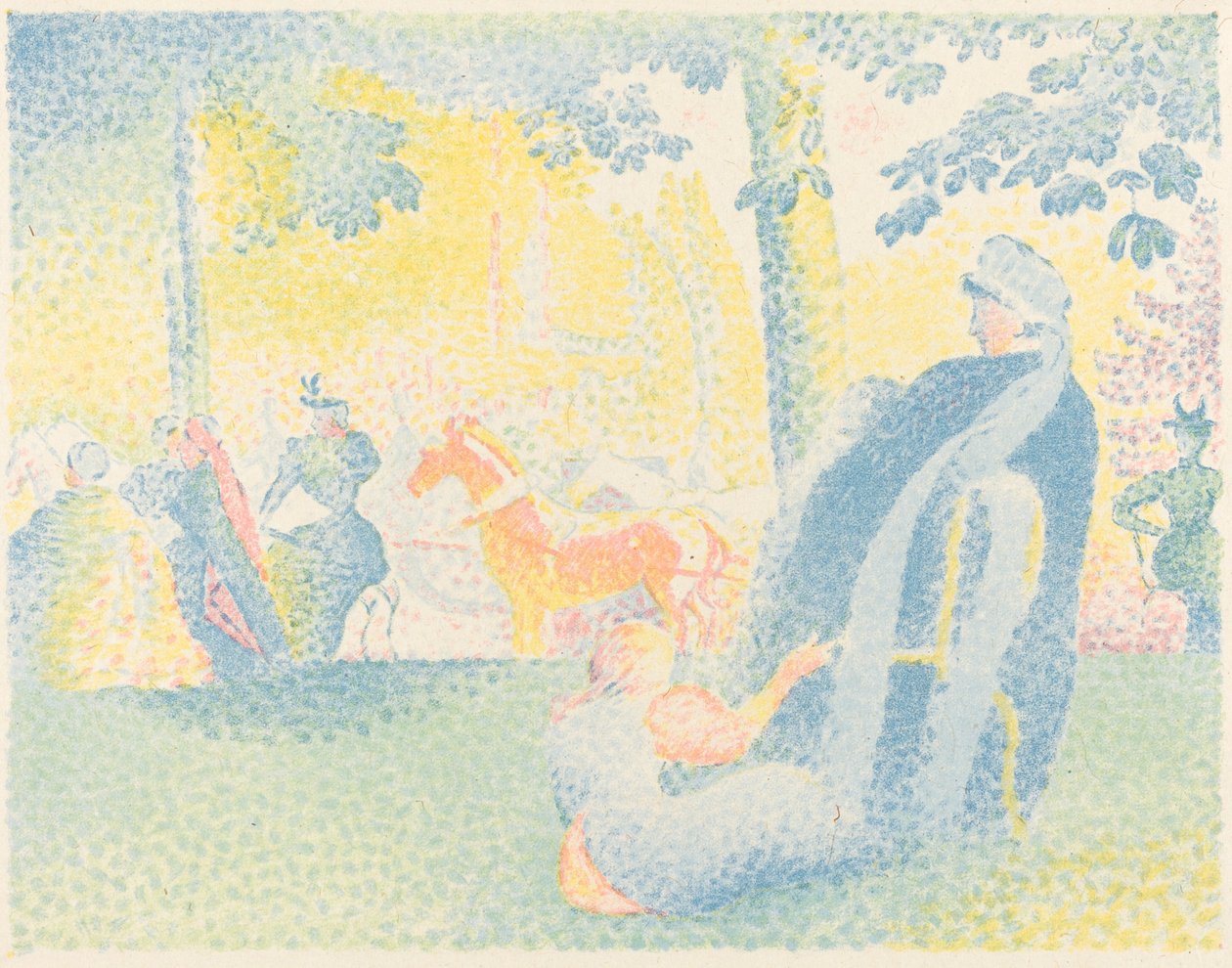 Parkta by Henri Edmond Cross