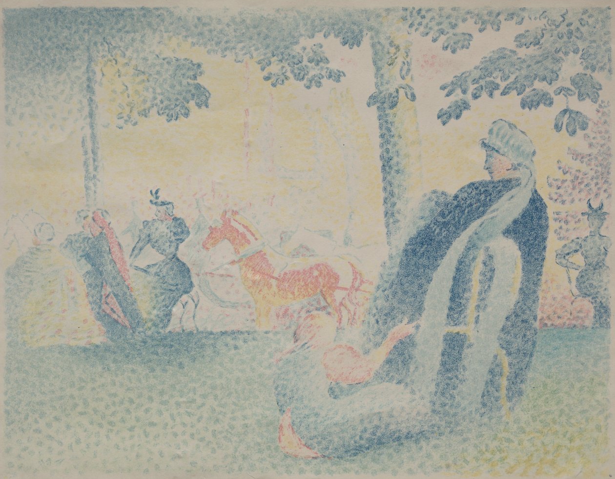 Parkta by Henri Edmond Cross