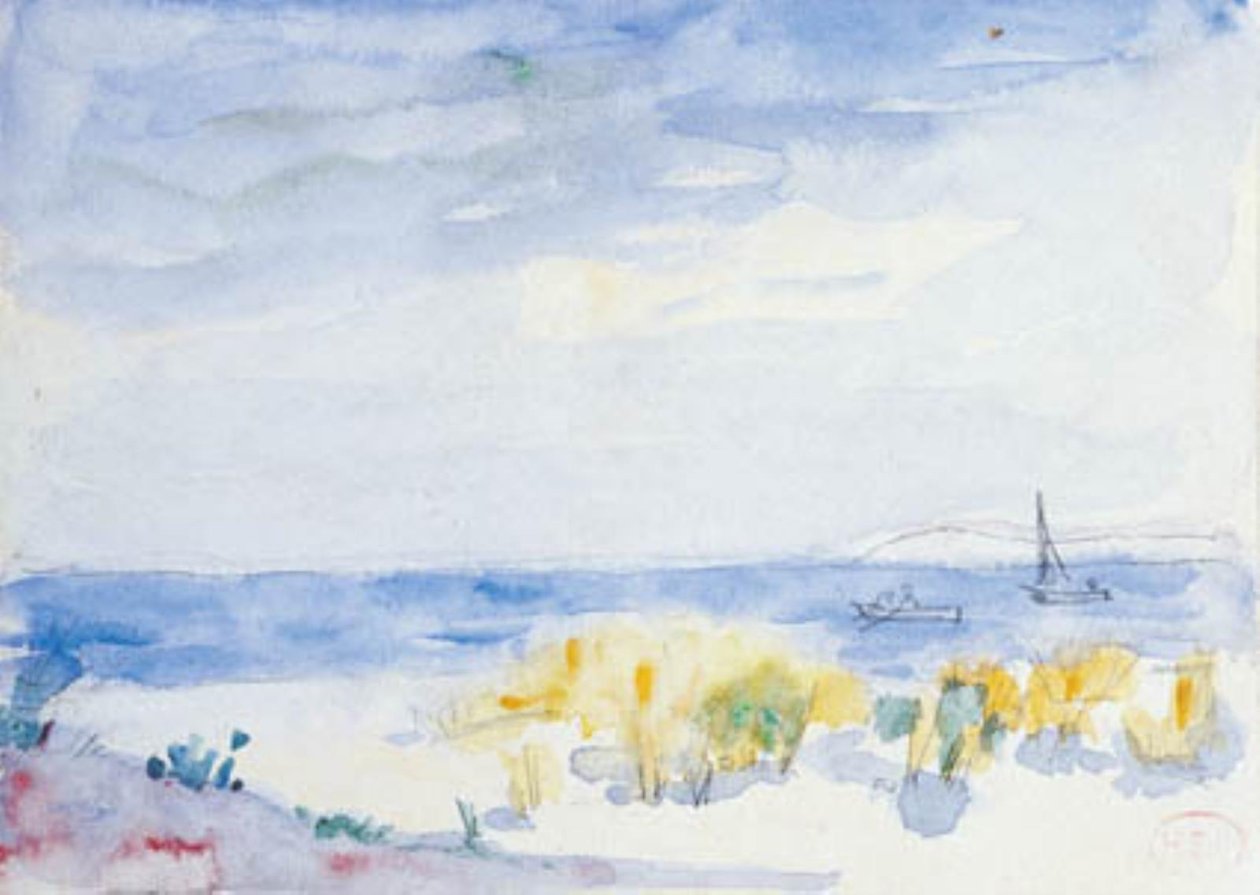 Kıyı manzarası by Henri Edmond Cross