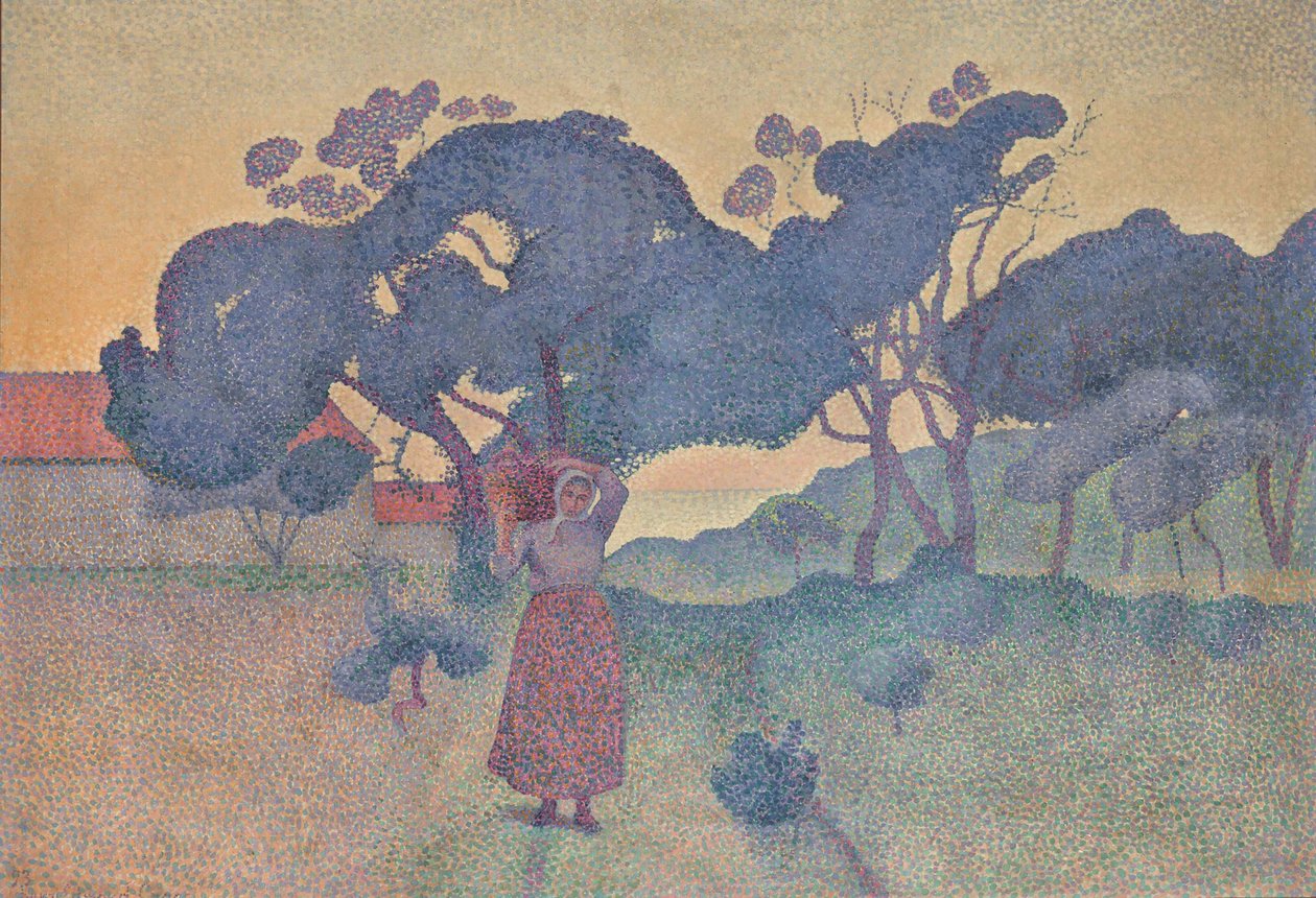 Akşam Çiftliği, 1893. by Henri Edmond Cross