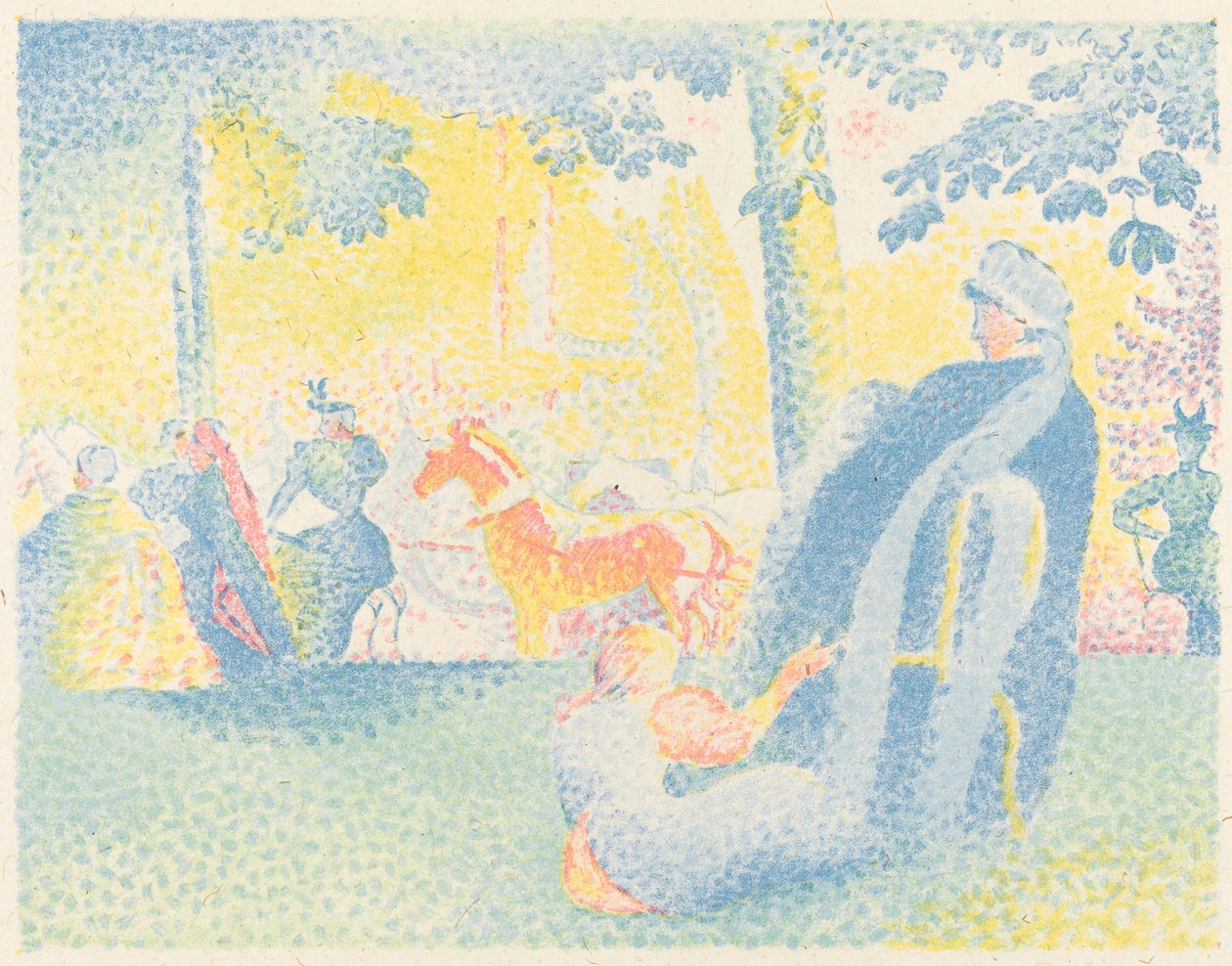 Champs-Elysees by Henri Edmond Cross