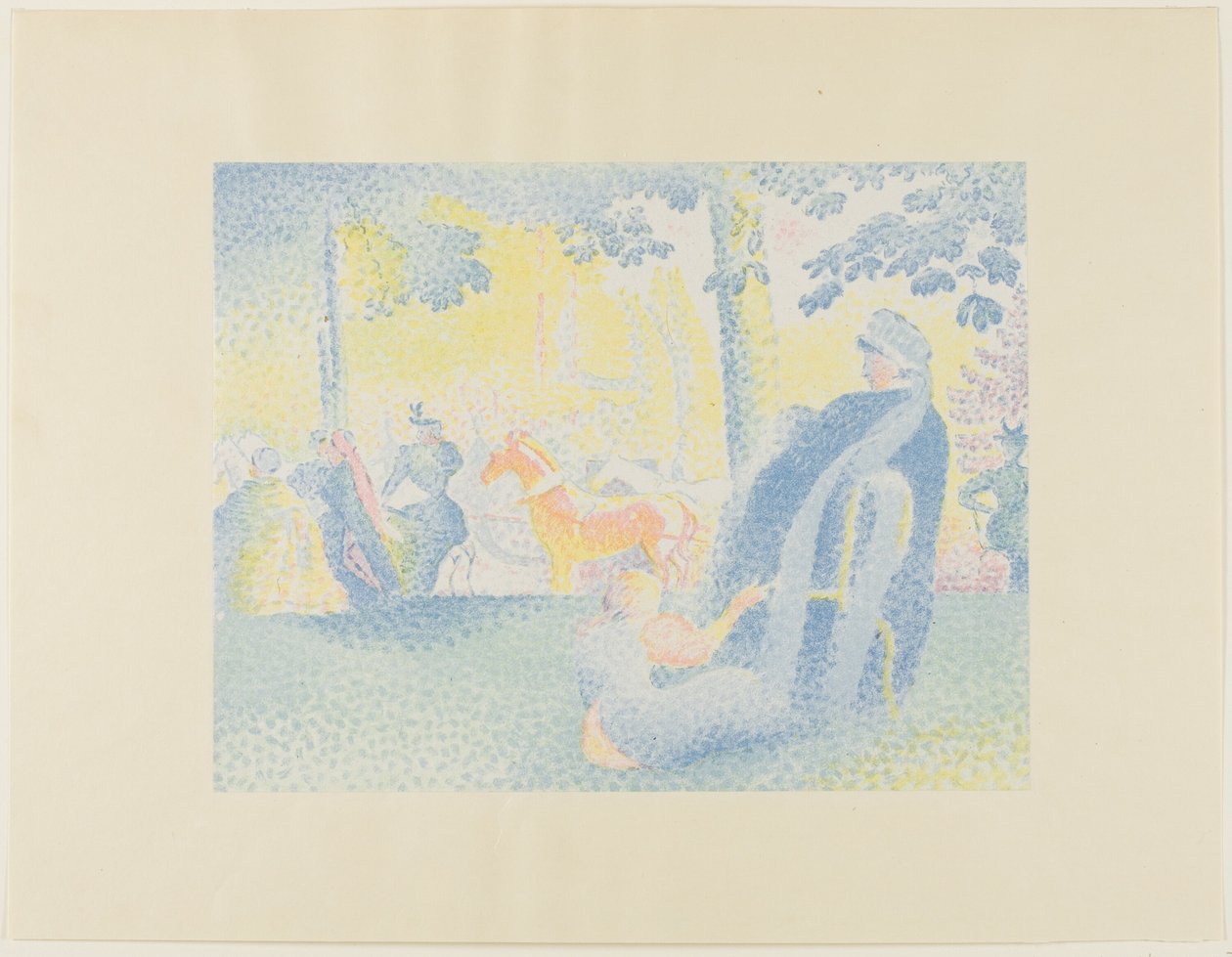 Les Champs Élysées by Henri Edmond Cross