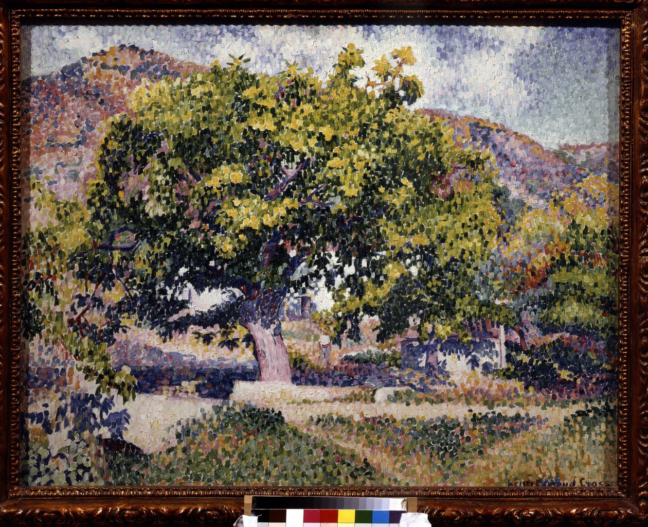 Evimin yanında by Henri Edmond Cross