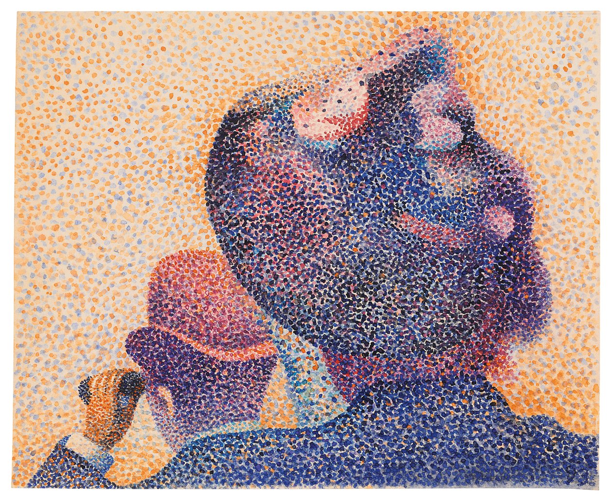Boğa Güreşi Sahnesi Çalışması, 1893 by Henri Edmond Cross