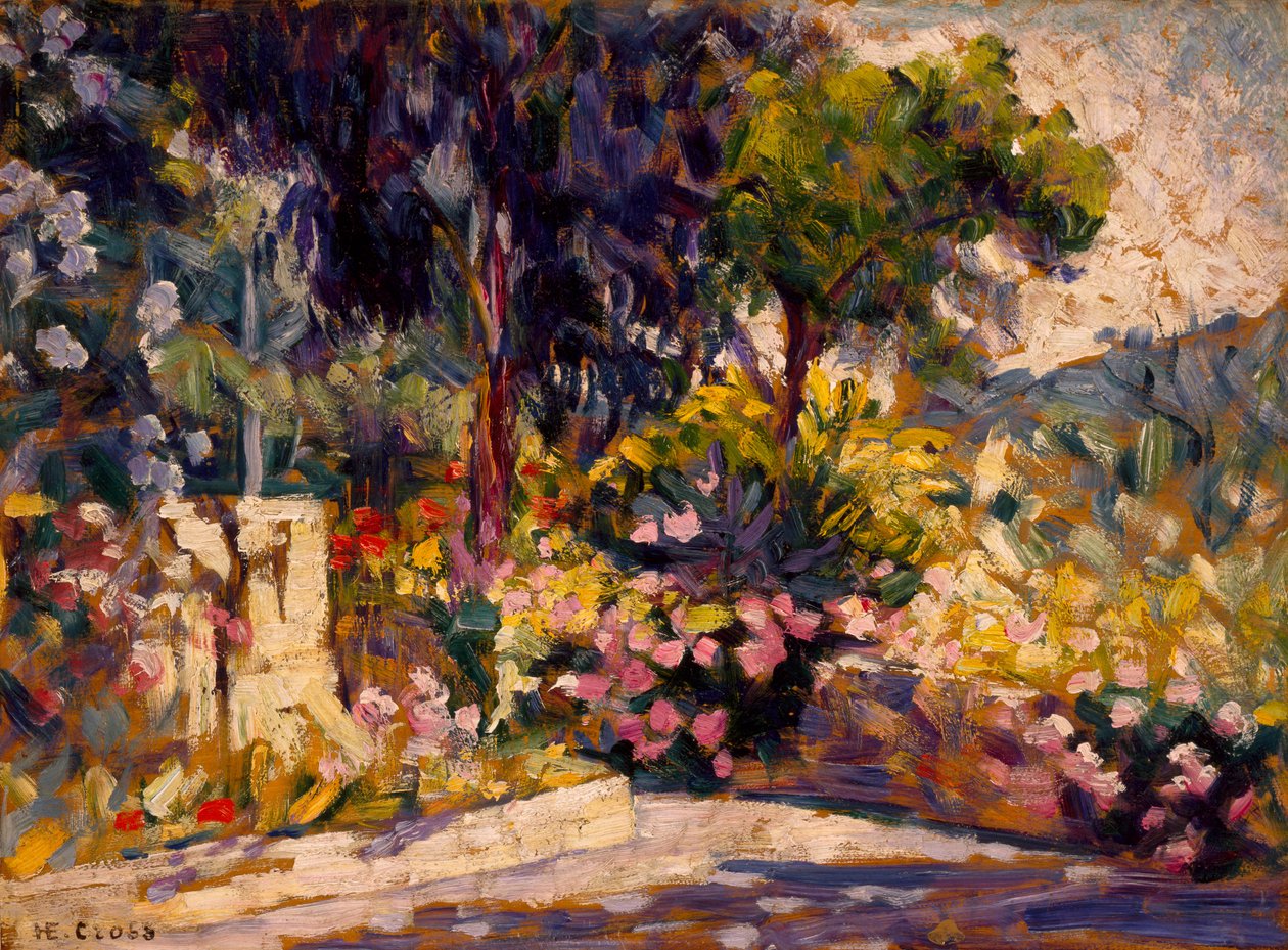Çiçekli Teras, 1905 by Henri Edmond Cross