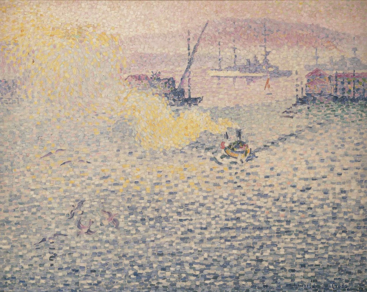 Toulon, Kış Sabahı Toulon, Kış Sabahı, 1906-1907. by Henri Edmond Cross