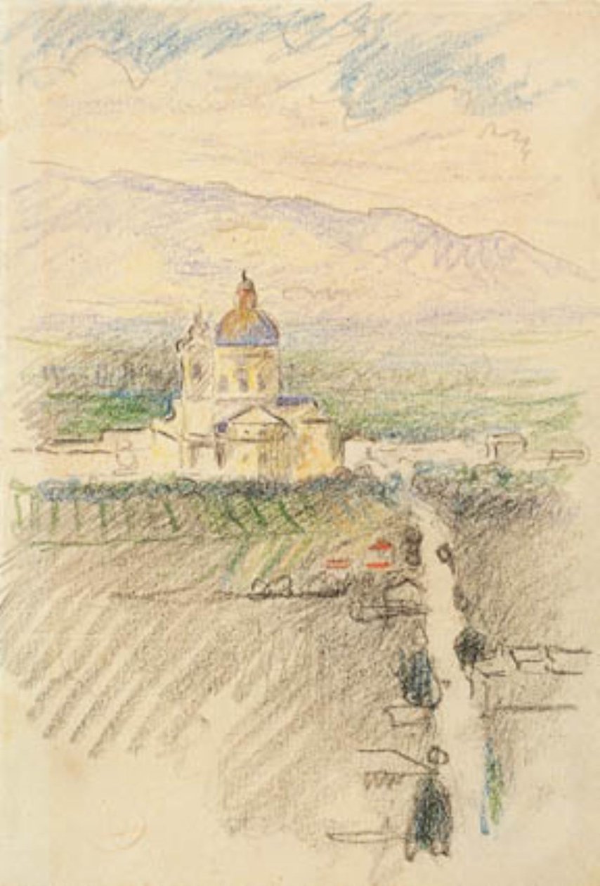 Assisi yakınlarındaki Santa Maria degli Angeli