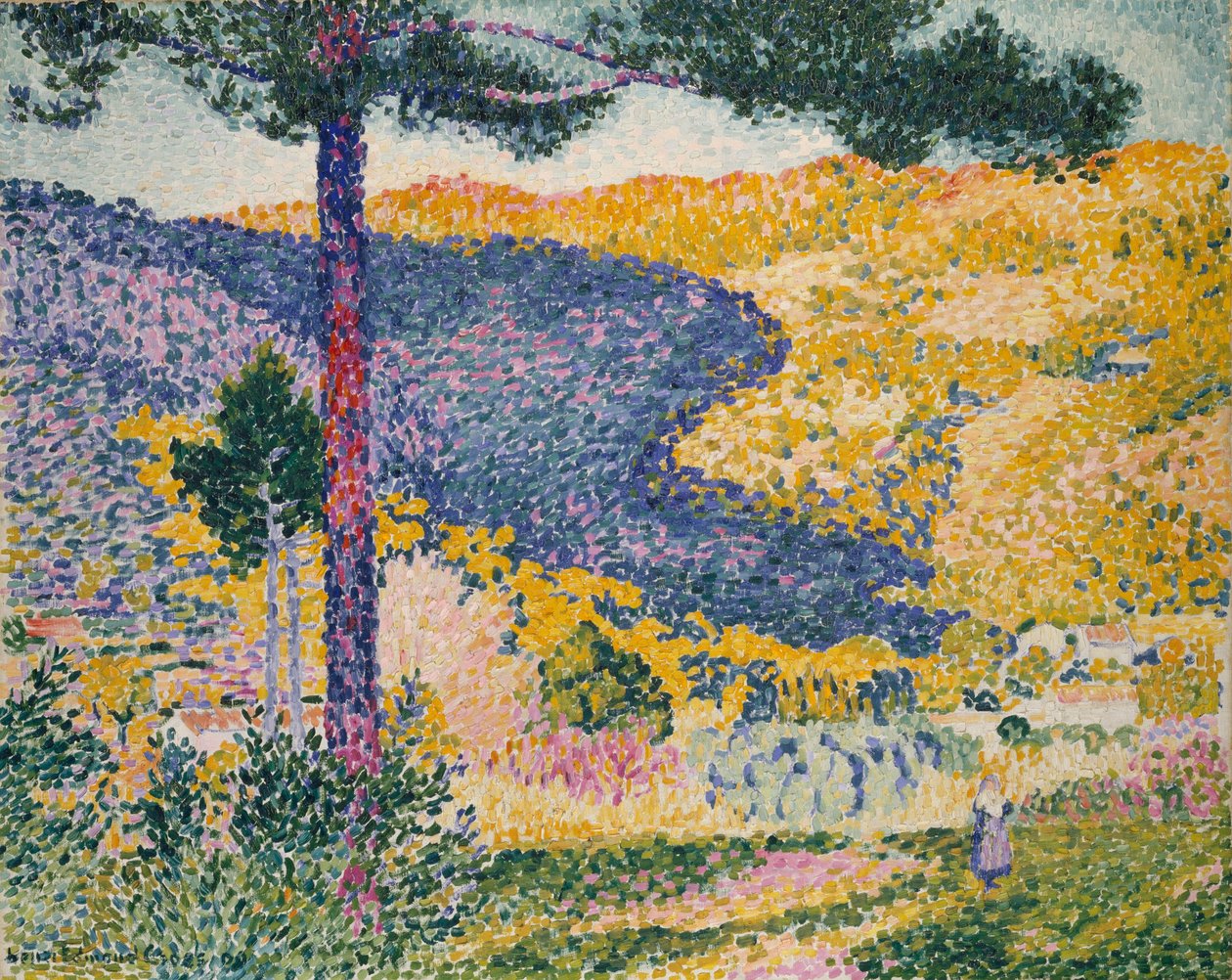 Dağda Köknar Gölgeli Vadi, 1909. by Henri Edmond Cross
