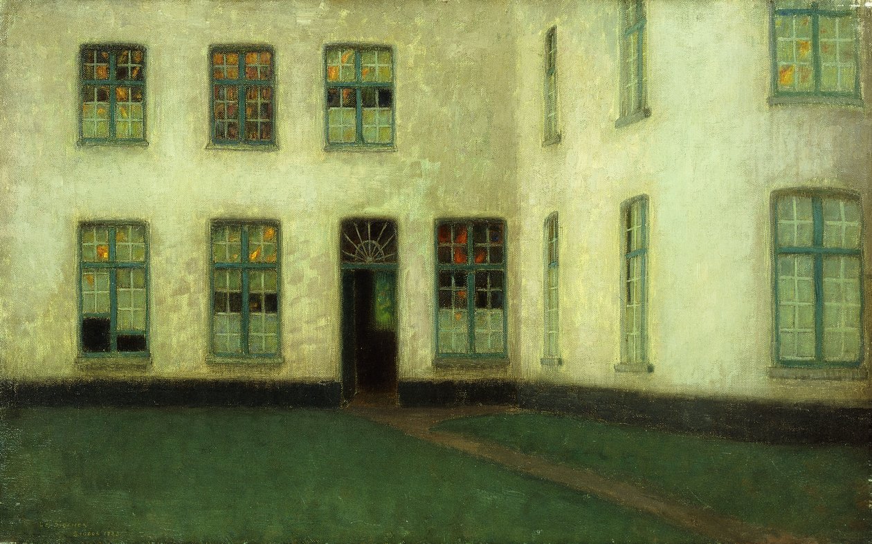 Beguines Evleri Köşesi; Bozuk Para by Henri Eugene Augustin Le Sidaner