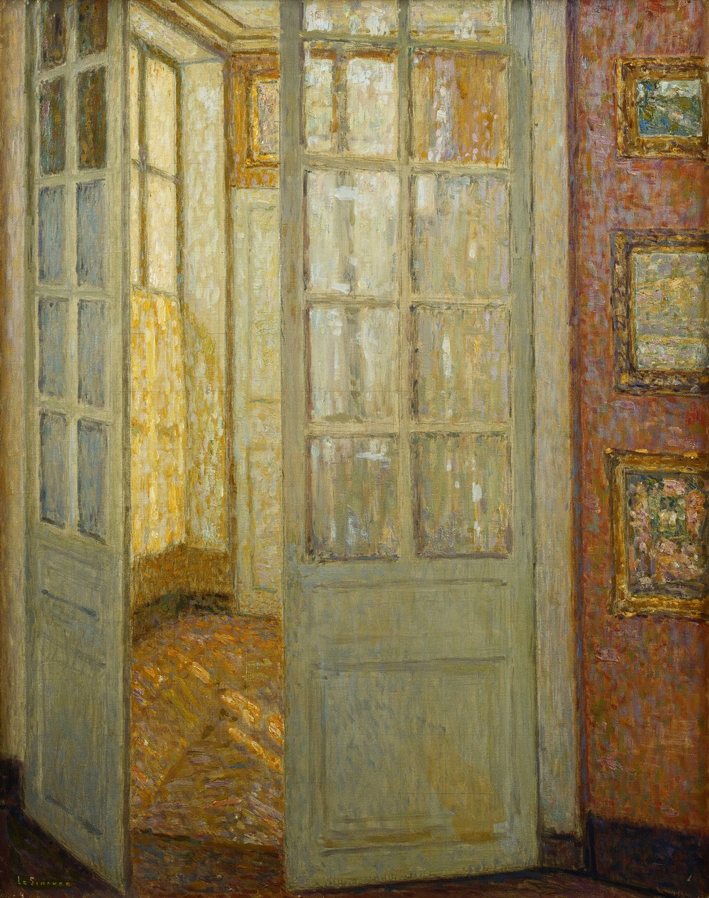 Pembe ve Altın Yakınlık, Versay by Henri Eugene Augustin Le Sidaner