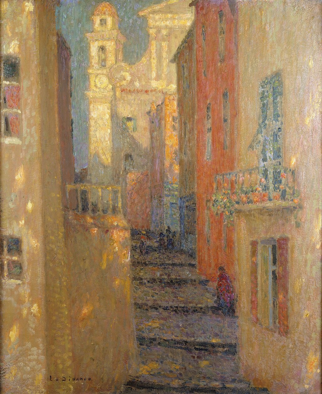 Kilise Sokağı by Henri Eugene Augustin Le Sidaner