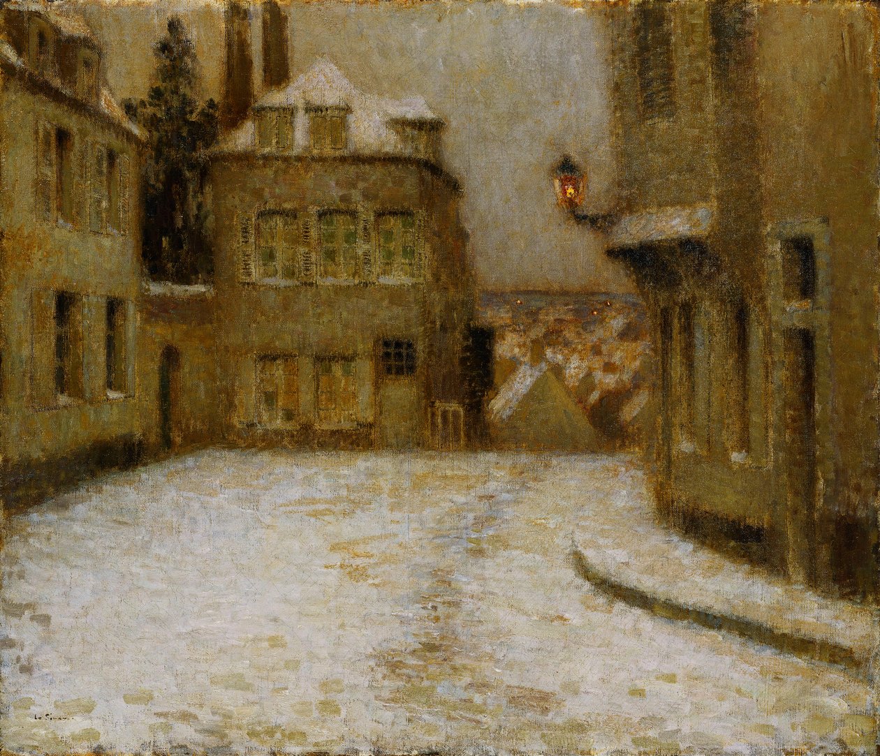 Kar, Montmartre by Henri Eugene Augustin Le Sidaner