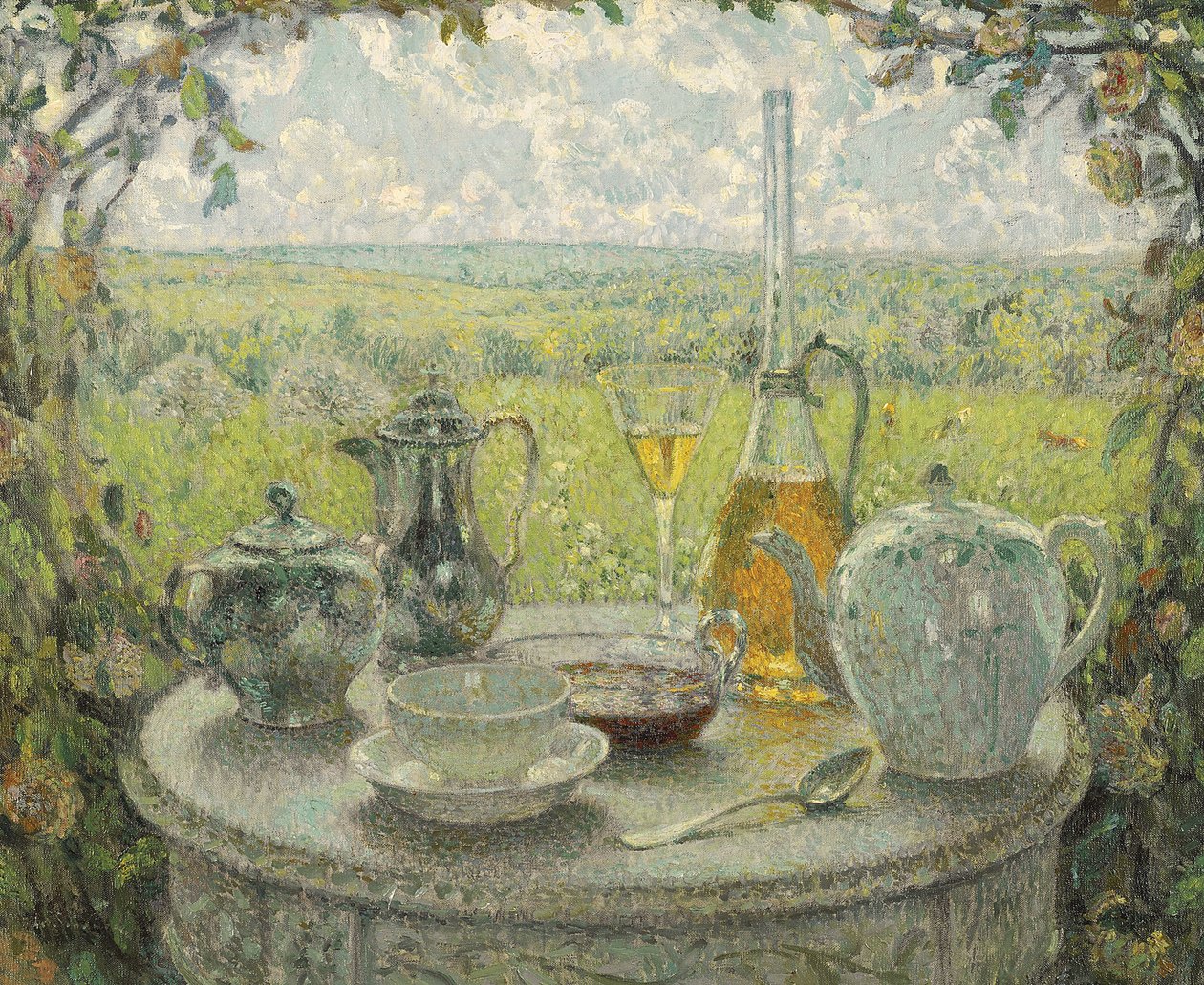 Postempresyonizm: Tablo, Bahar, Le Sidaner, Henri (1862-1939) by Henri Eugene Augustin Le Sidaner
