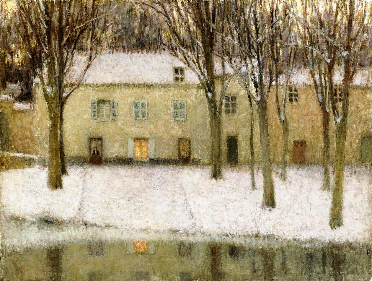 Su Kenarında Küçük Nokta by Henri Eugene Augustin Le Sidaner