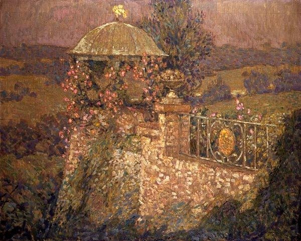 Köşe Köşkü, c.1910 (tuval üzerine yağlı boya) by Henri Eugene Augustin Le Sidaner