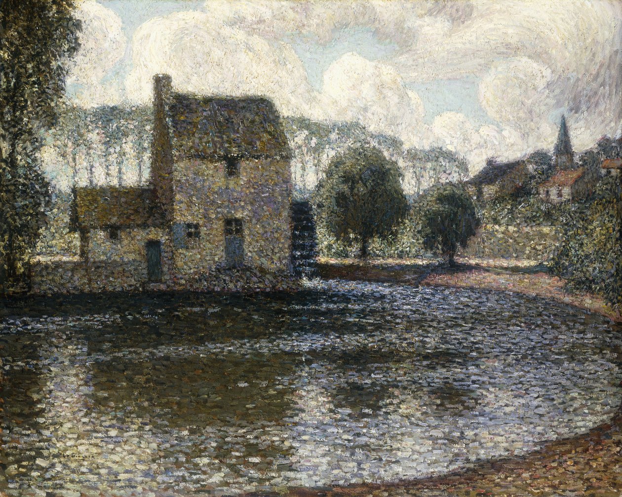 Gri Yel Değirmeni; Gri Değirmen by Henri Eugene Augustin Le Sidaner